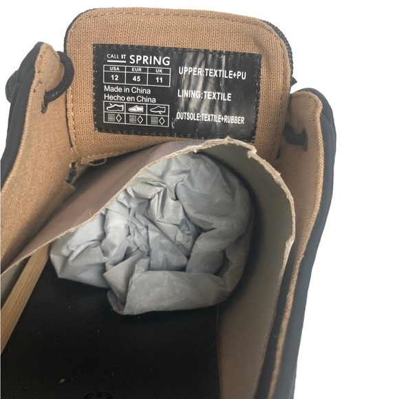 Men’s Call it Spring Canvas Blue Denim Casual Shoe - Picture 6 of 7